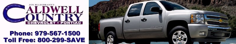 Caldwell Country Chevrolet Pontiac Caldwell Texas